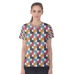 Abstract Geometric Women s Cotton Tee