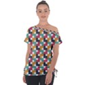 Abstract Geometric Tie-Up Tee View1