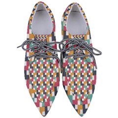 Abstract Geometric Pointed Oxford Shoes by HermanTelo