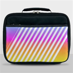 Abstract Lines Mockup Oblique Lunch Bag