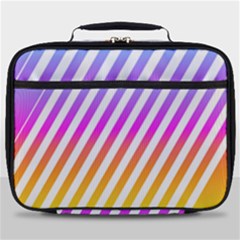 Abstract Lines Mockup Oblique Full Print Lunch Bag