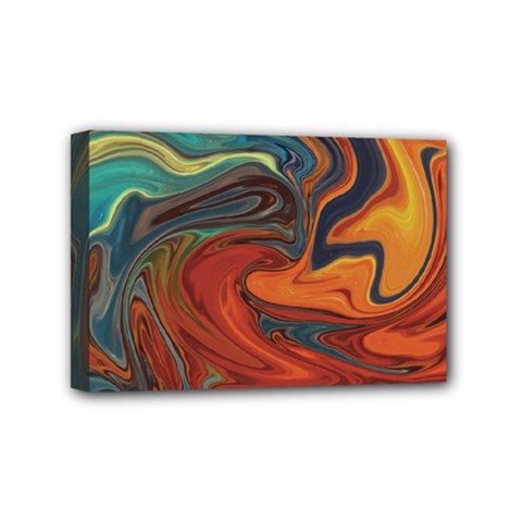 Abstract Art Pattern Mini Canvas 6  X 4  (stretched)