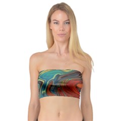 Abstract Art Pattern Bandeau Top by HermanTelo