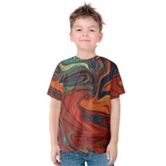 Abstract Art Pattern Kids  Cotton Tee