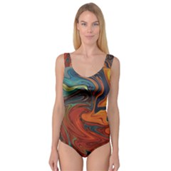 Abstract Art Pattern Princess Tank Leotard 