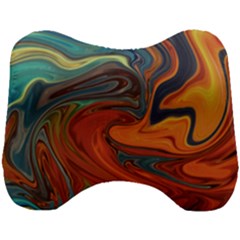 Abstract Art Pattern Head Support Cushion