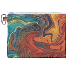 Abstract Art Pattern Canvas Cosmetic Bag (xxl)