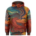 Abstract Art Pattern Men s Overhead Hoodie View1