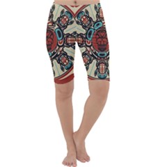 Grateful Dead Pacific Northwest Cover Cropped Leggings  by Sapixe