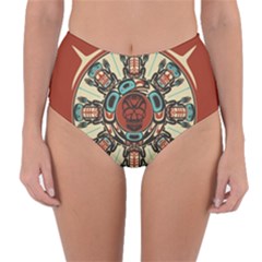 Grateful Dead Pacific Northwest Cover Reversible High-waist Bikini Bottoms by Sapixe