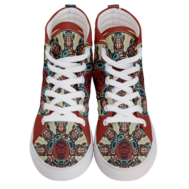 Grateful Dead Pacific Northwest Cover Men s Hi-Top Skate Sneakers