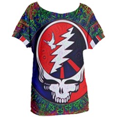 Grateful Dead Women s Oversized Tee by Sapixe