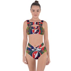 Grateful Dead Bandaged Up Bikini Set  by Sapixe