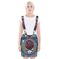 Grateful Dead Ahead Of Their Time Braces Suspender Skirt by Sapixe