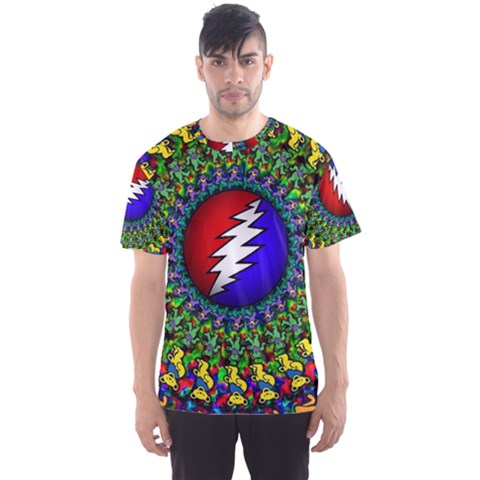 Grateful Dead Men s Sports Mesh Tee by Sapixe