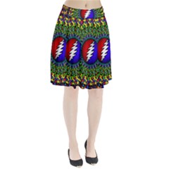 Grateful Dead Pleated Skirt by Sapixe