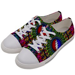 Grateful Dead Women s Low Top Canvas Sneakers by Sapixe