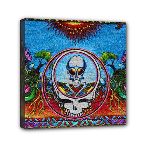 Grateful Dead Wallpapers Mini Canvas 6  X 6  (stretched) by Sapixe