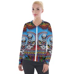 Grateful Dead Wallpapers Velour Zip Up Jacket