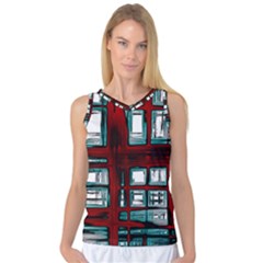 Abstract Color Background Form Women s Basketball Tank Top