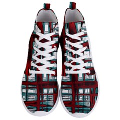 Abstract Color Background Form Men s Lightweight High Top Sneakers