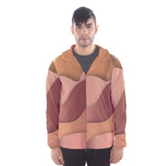 Autumn Copper Gradients Men s Hooded Windbreaker