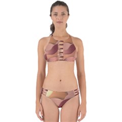 Autumn Copper Gradients Perfectly Cut Out Bikini Set by HermanTelo