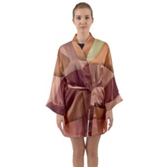 Autumn Copper Gradients Long Sleeve Kimono Robe by HermanTelo