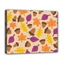 Acorn Leaves Pattern Deluxe Canvas 20  x 16  (Stretched) View1