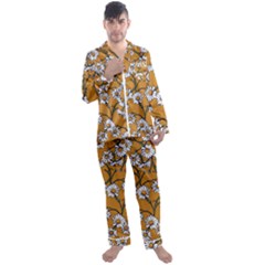 Daisy Men s Satin Pajamas Long Pants Set