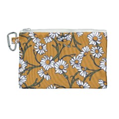 Daisy Canvas Cosmetic Bag (large)