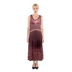 Alien Planet Exoplanet Ocean Sleeveless Maxi Dress