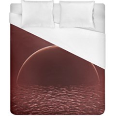 Alien Planet Exoplanet Ocean Duvet Cover (california King Size)