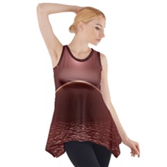 Alien Planet Exoplanet Ocean Side Drop Tank Tunic