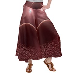 Alien Planet Exoplanet Ocean Satin Palazzo Pants