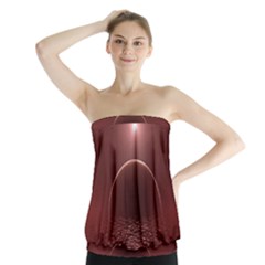 Alien Planet Exoplanet Ocean Strapless Top