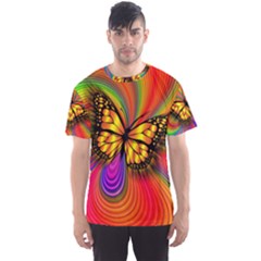 Arrangement Butterfly Men s Sports Mesh Tee