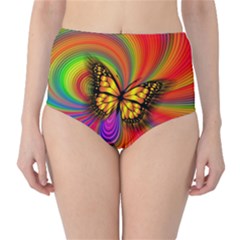 Arrangement Butterfly Classic High-waist Bikini Bottoms