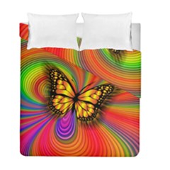 Arrangement Butterfly Duvet Cover Double Side (full/ Double Size)