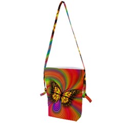 Arrangement Butterfly Folding Shoulder Bag