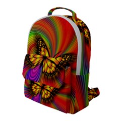 Arrangement Butterfly Flap Pocket Backpack (large)