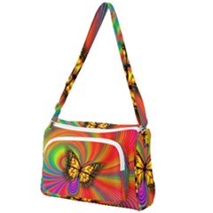 Arrangement Butterfly Front Pocket Crossbody Bag