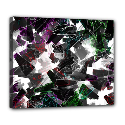 Abstract Science Fiction Deluxe Canvas 24  X 20  (stretched)