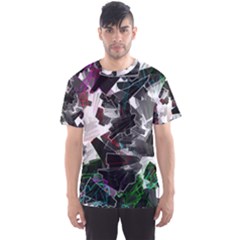 Abstract Science Fiction Men s Sports Mesh Tee