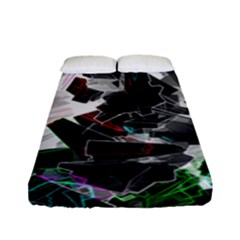 Abstract Science Fiction Fitted Sheet (full/ Double Size) by HermanTelo