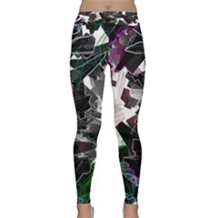 Abstract Science Fiction Classic Yoga Leggings