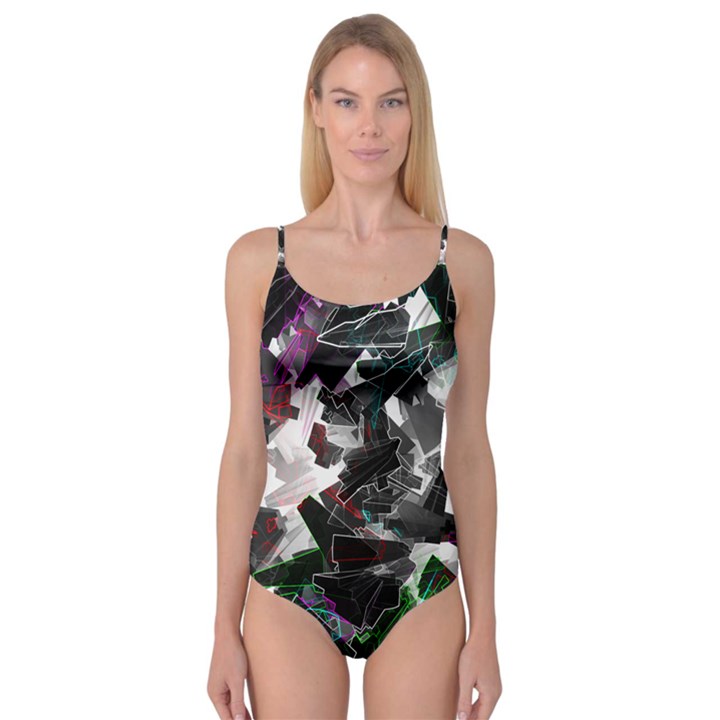 Abstract Science Fiction Camisole Leotard 