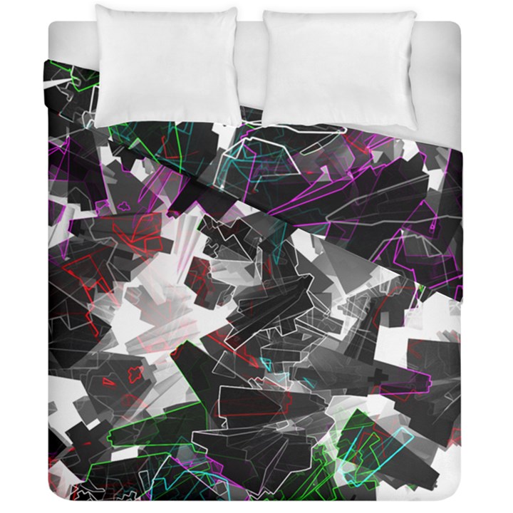 Abstract Science Fiction Duvet Cover Double Side (California King Size)