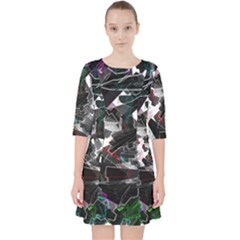 Abstract Science Fiction Pocket Dress