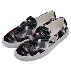 Abstract Science Fiction Men s Canvas Slip Ons by HermanTelo